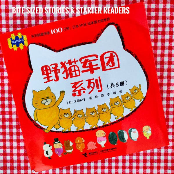 *Pre-order for May* The Wild Cat Army Early Readers (set of 5) 野猫军队团系列（共5册）